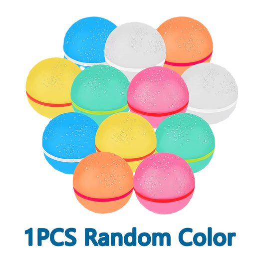  12/6/4/1 Pack Magnetic Reusable Water Ball Quick Fill Self Sealing Silicone Water Ball Kids Summer Pool Outdoor Water Toys