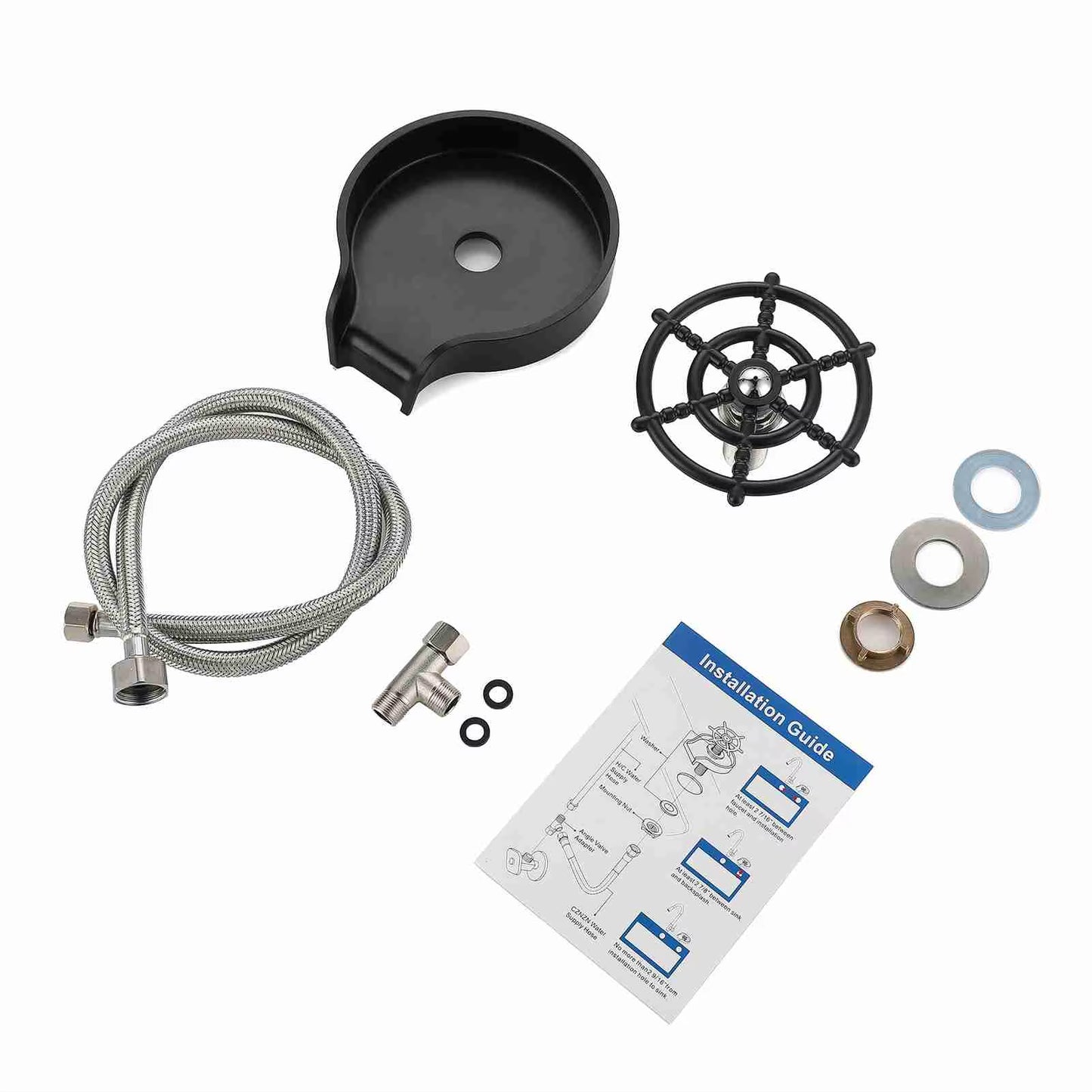 Lass Rinser for Kitchen Sink Bottle Cups Washer for Sink Attachment Bar Glass Rinser ABS Kitchen Sink Accessories